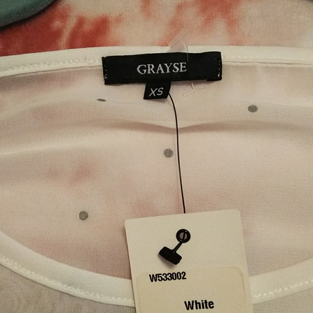 Grayse Silver Studded Top - Picture 2 of 10